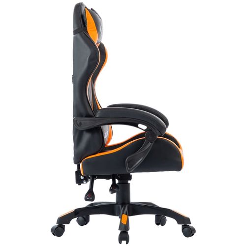 Igraća stolica od umjetne kože narančasta slika 18