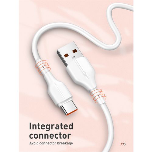 LDNIO CHARGING DATA CABLE (A-L) 25W 1M IPHONE WHITE LS841_L slika 10