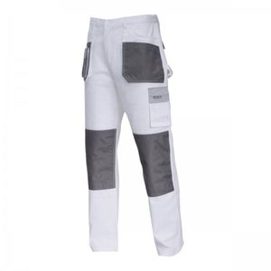 HLAČE BJELO-SIVE 100% BOMBAŽ XL(54)  L4051354