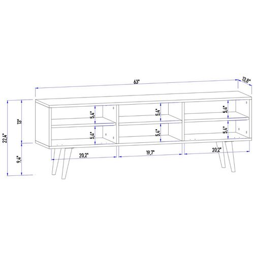 Seda Atlantic Pine
Black TV Stand slika 7