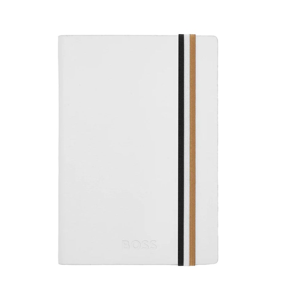 Hugo Boss Notes A6 Iconic HNM421WL dikto, bijeli slika 4