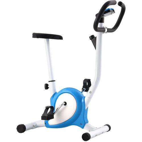 Bicikl za vježbanje s remenom za otpor plavi slika 24