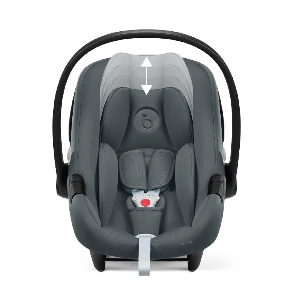 Cybex Autosjedalica Aton B2 I-Size 40-87cm, Steel Grey slika 3