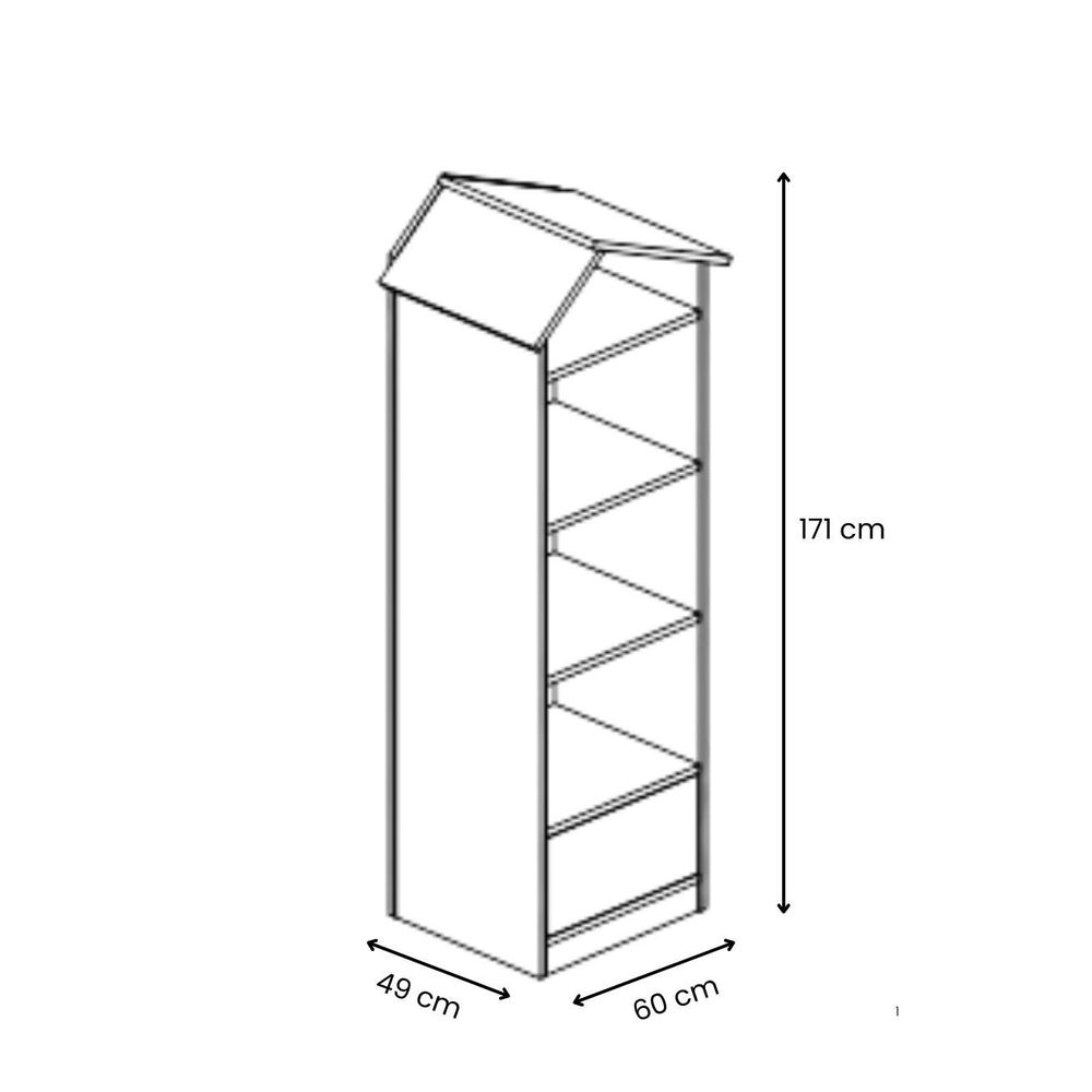  Bookshelf Ayder New, colour Pink slika 3