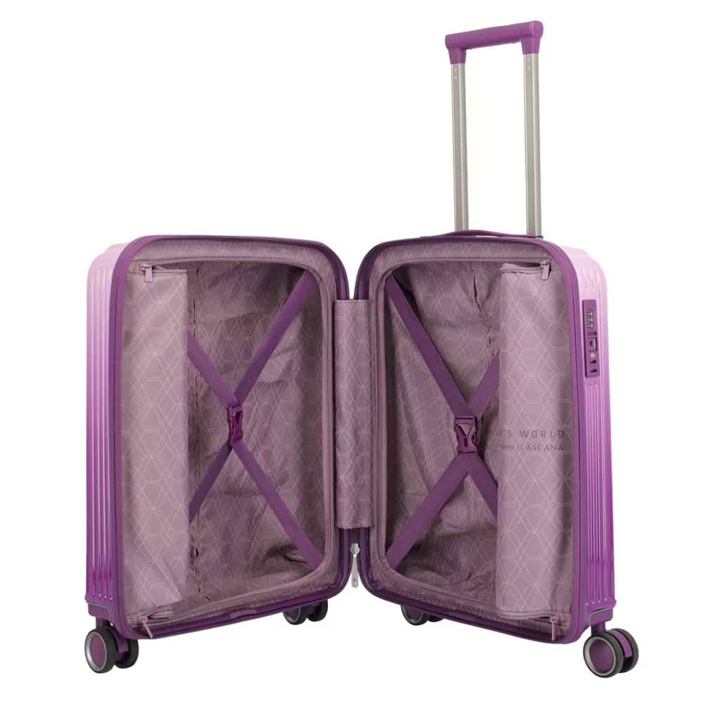 Travelite kofer 55 cm ABS Lascana 077449-17, ljubičasti slika 3