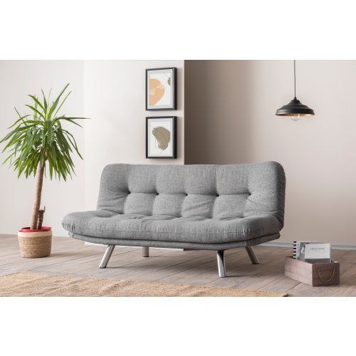 Atelier Del Sofa Misa Mali Sofabed - Svijetlo Sivi Trosjed na Razvlačenje slika 2