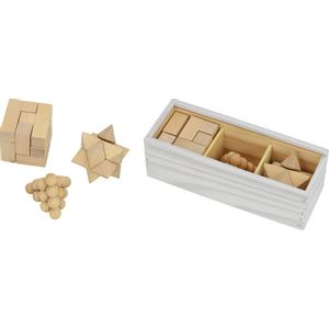 Igra edukativna BRAIN 3D set drvenih puzzli u drvenoj kutiji 20,7x7,7x6,9cm