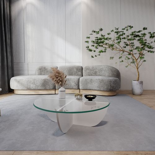 Lily - White White Coffee Table slika 2