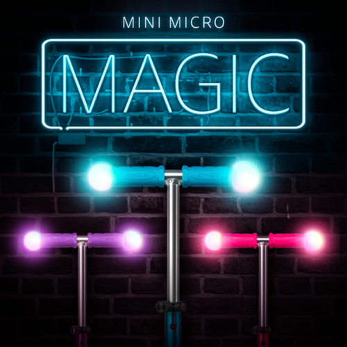 Micro Romobil Mini Deluxe Magic LED, Pink slika 4