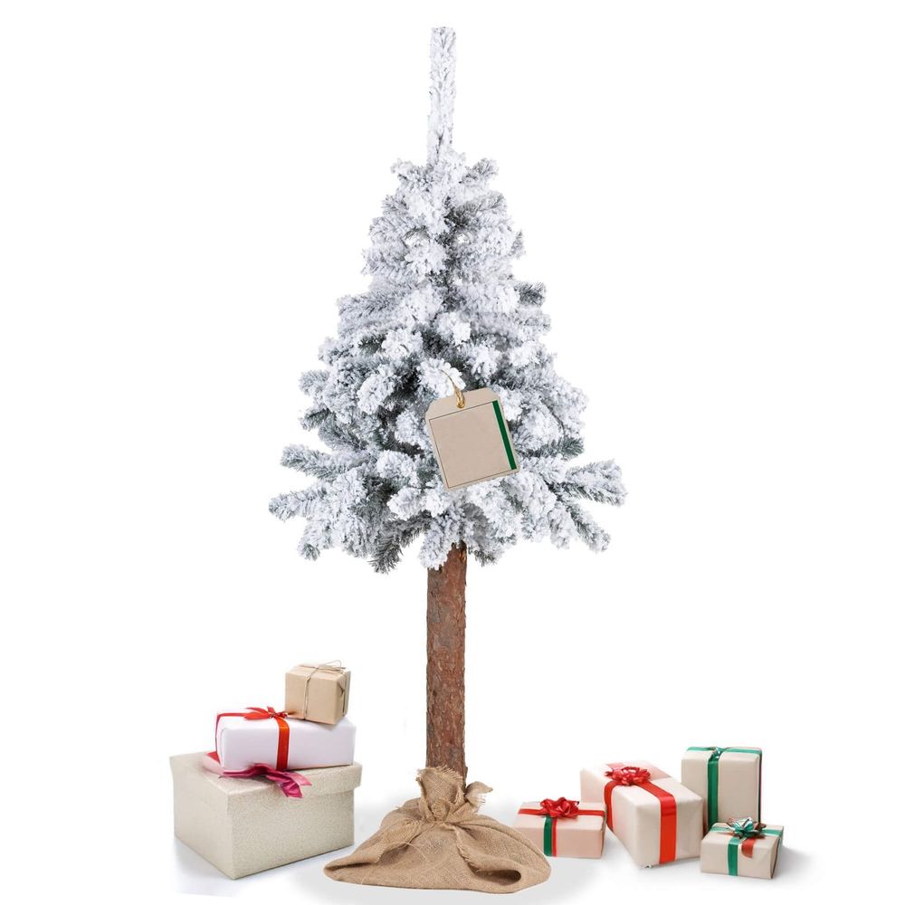 Ct0201 smreka prekrivena snijegom na deblu 160 cm slika 10