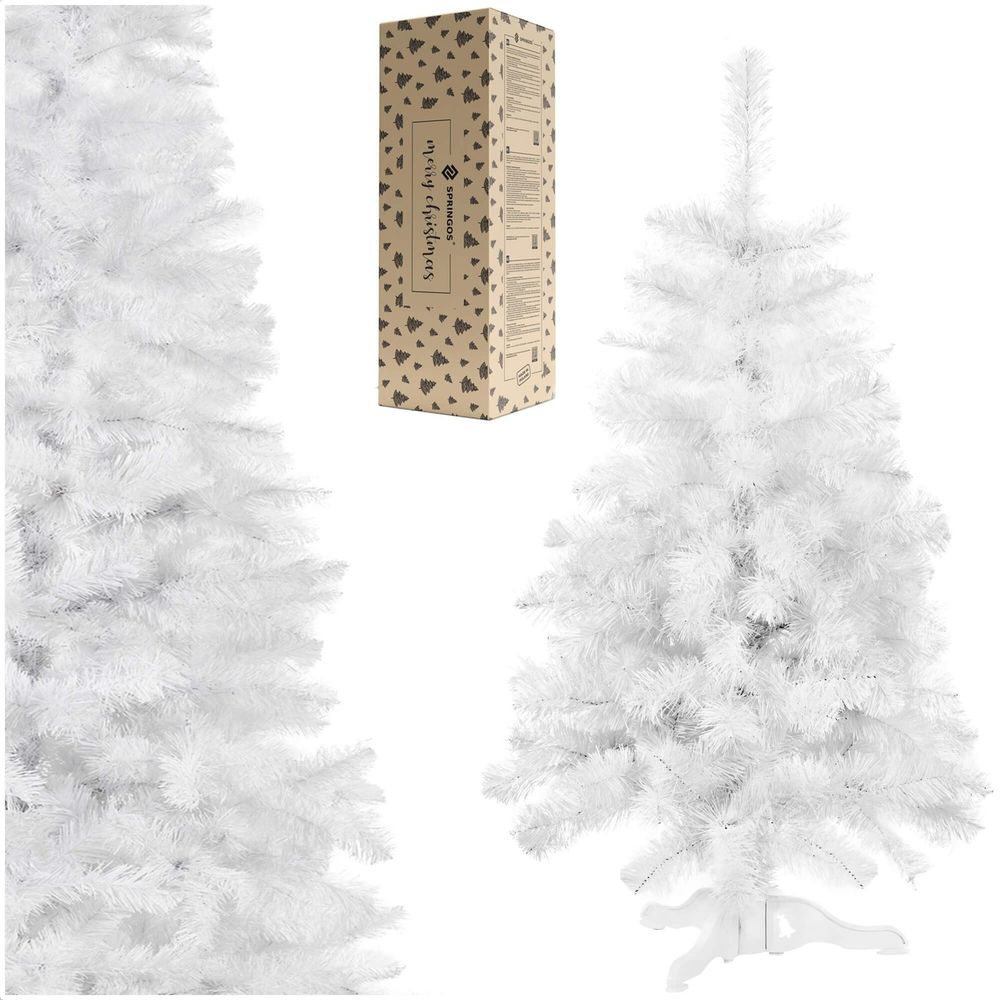 Ct0228 bijela božićna drvca od jele 120 cm slika 4