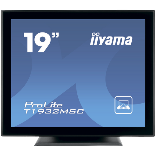 IIYAMA T1932MSC-B1S Monitor 19’’ 10pt IPS TOUCH 1280 x 1024 14ms 250 cd/m² projective capacitive IP54 VGA HDMI DP slika 1