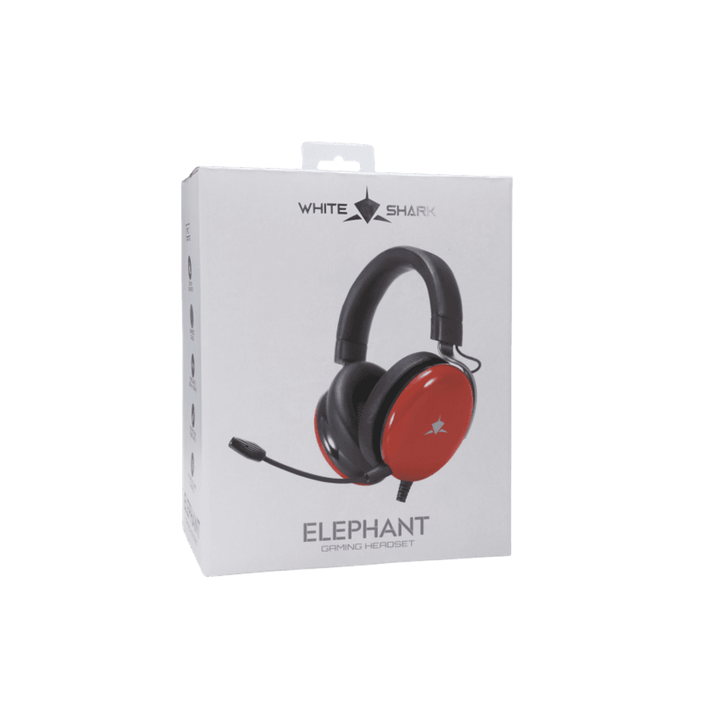 WHITE SHARK Slušalice GH-2540 ELEPHANT, crvene slika 5
