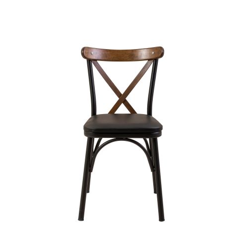 Woody Fashion Stolica, Crno, Oliver Chair -  Black Barok v2 slika 1