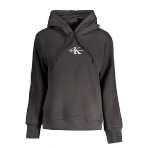 CALVIN KLEIN SWEATSHIRT WITHOUT ZIP WOMEN BLACK