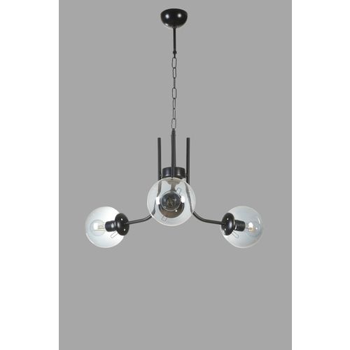 Nevada 3 Lü Siyah Füme Camlı Avize Black
Fume Chandelier slika 3