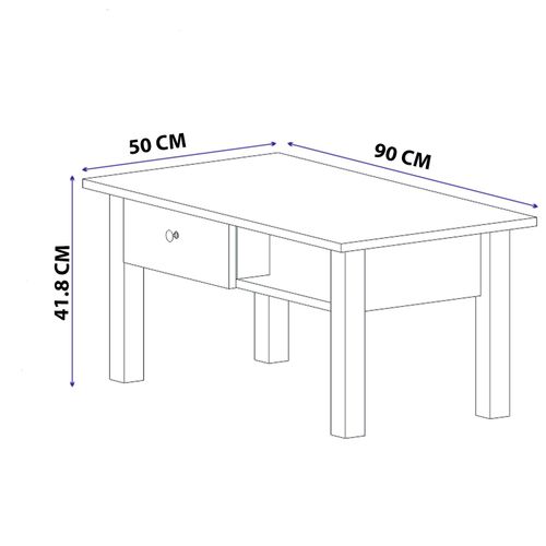 Lisbon - White, Ciragan White
Walnut Coffee Table slika 5