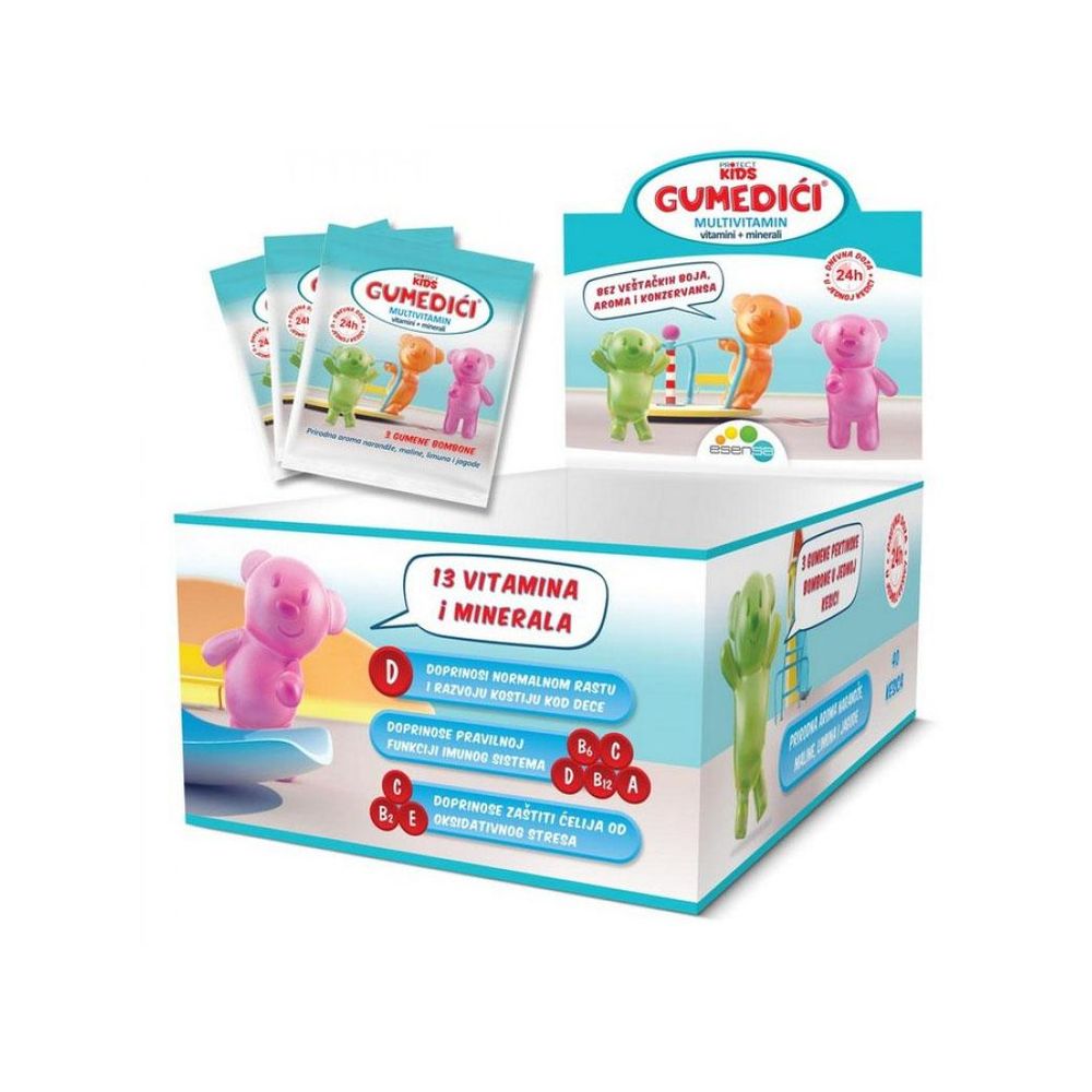Gumedići Multivitamini 1 kesica (3 bombone) slika 1
