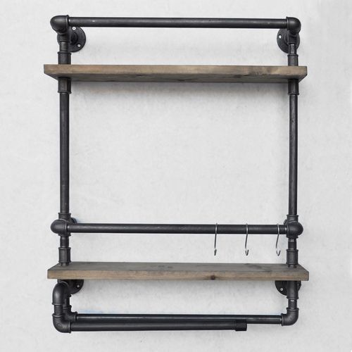 BoruRaf104 Walnut
Black Pipe Shelf slika 2