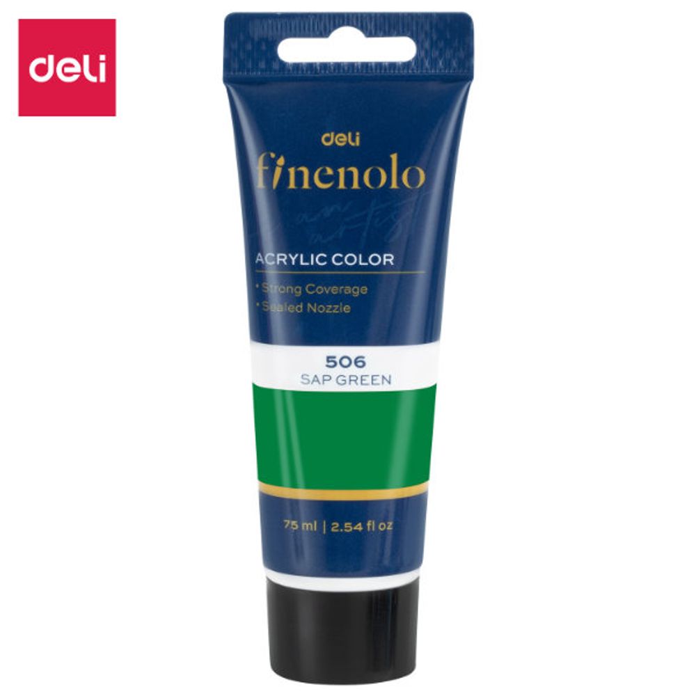 AKRILNA BOJA DELI U TUBI SAP ZELENA 75ml EC75-SG slika 1