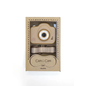 Mrs Ertha Fotoaparat za djecu Cam Cam V25 40MP/4GB, Soft Squares Peanut