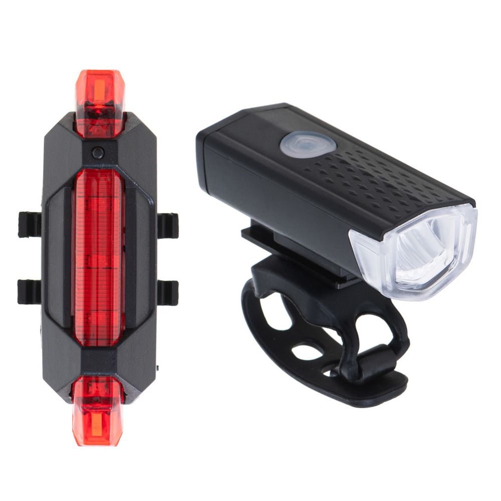 Led lampa za bicikl stražnja-prednja set usb slika 3
