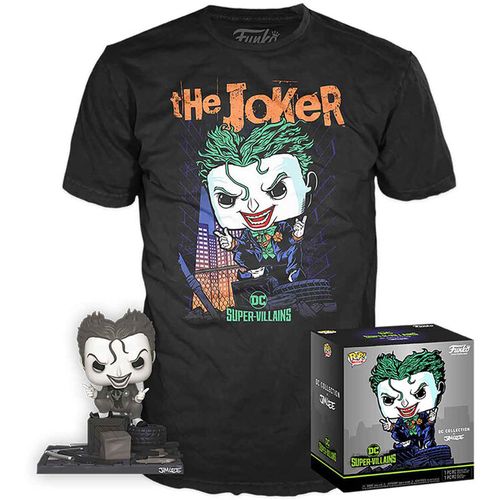 Set POP figure & Tee DC Comics Jim Lee Joker size S slika 1