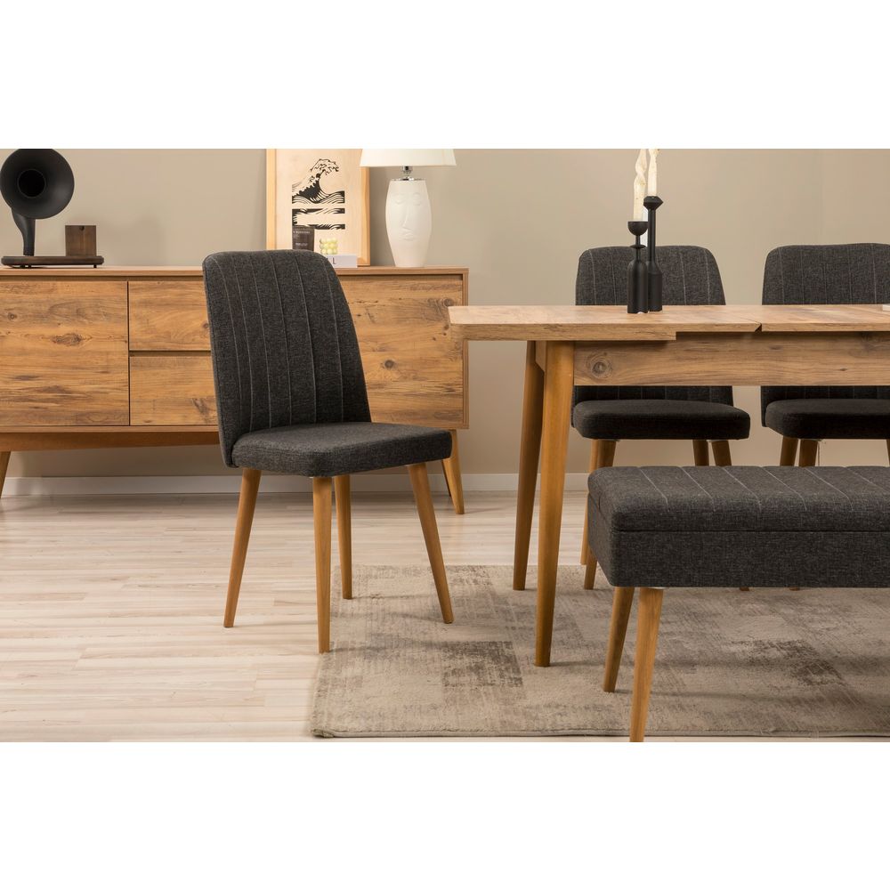 Vina 03 1053 - Set za Trpezariju od 7 Komada sa Produžnim Stolom slika 3