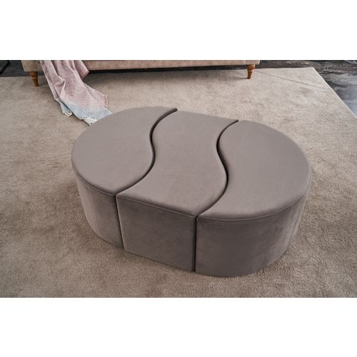 Atelier Del Sofa Tabure, Mink, Alya Puf - Mink slika 1