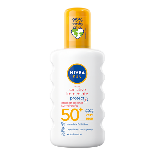 NIVEA SUN Sensitive za zaštitu od alergije na sunce SPF 50+, 200 ml slika 1