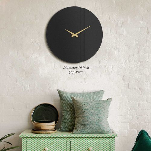 Wallity Ukrasni metalni zidni sat Block Metal Wall Clock - APS096 slika 2