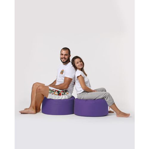 Atelier Del Sofa Vrtni tabure, Round Pouf - Purple slika 9