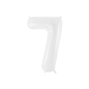 FB130-7 Folijski balon 7 Bijeli 86cm