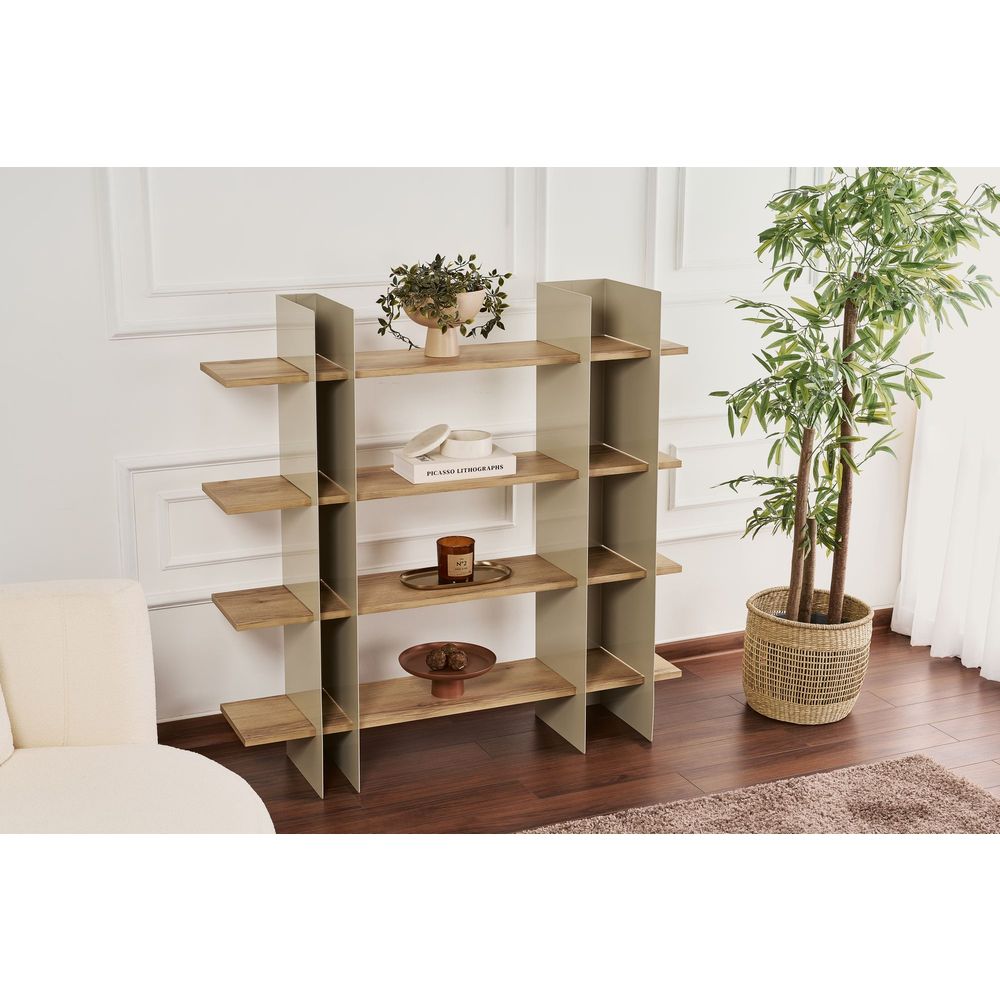 Shb-017-B Taupe Polica za Knjige slika 2