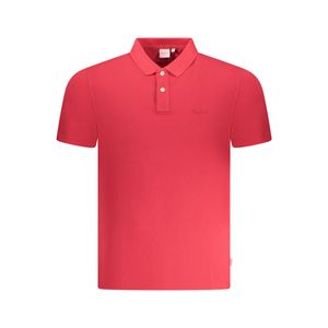 PEPE JEANS MEN'S SHORT SLEEVE POLO SHIRT RED