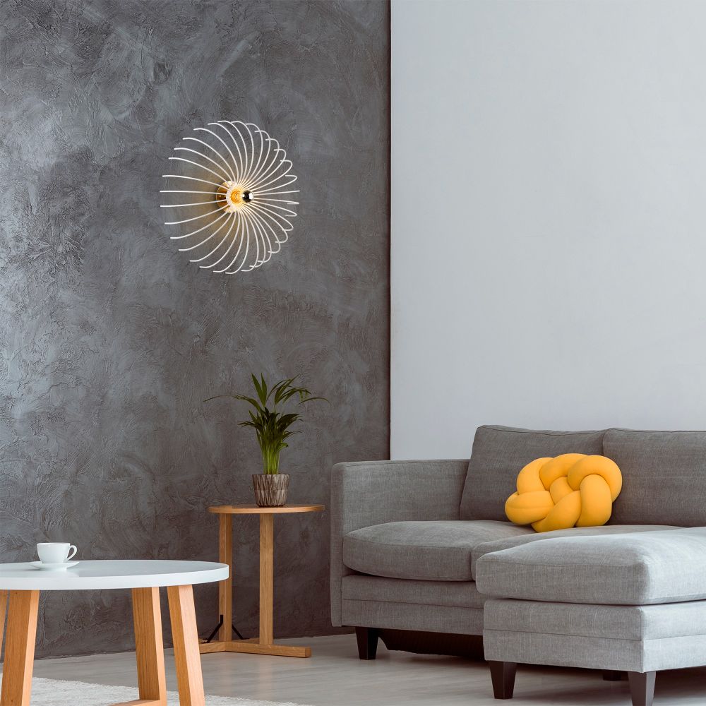 Zidna Lampa Aspendos - N-644, boje: Bijela slika 1