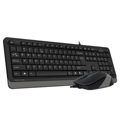 A4 Tech F1010 FSTYLER USB US siva tastatura + USB sivi miš slika 1