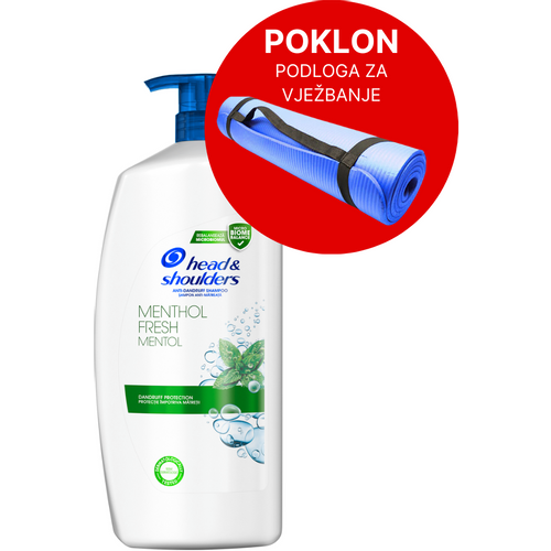 Head & Shoulders šampon za kosu Menthol 900ml slika 1