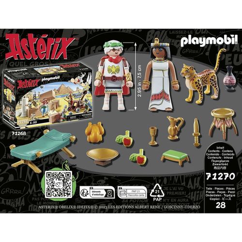 Playset Playmobil 71270 - Asterix: César and Cleopatra 28 Dijelovi slika 3