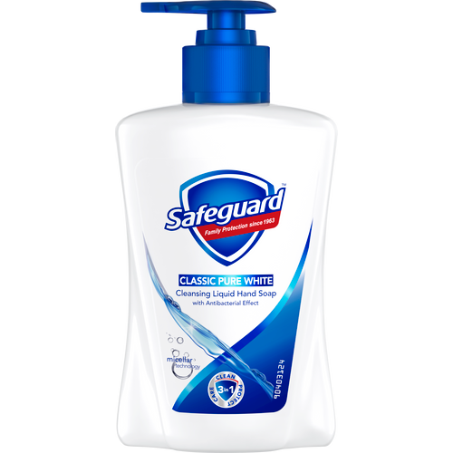 Safeguard tečni sapun za ruke Classic pure white 225ml slika 1