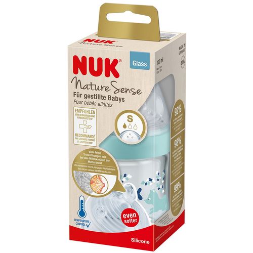 NUK staklena bočica Nature Sense NS 120m, temp 10747110 slika 5