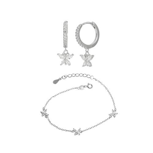 J&B Jewellery974 Srebrni set slika 1