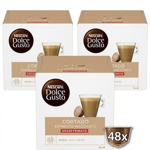 Nescafe Dolce Gusto Cortado Espresso Decaf / bez kofeina / 48 kapsula XXL