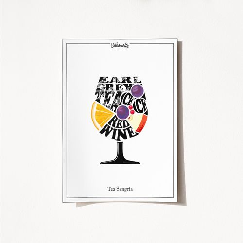 Wallity Poster A3, Tea Sangria - 2054 slika 2