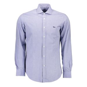 HARMONT &amp; BLAINE MEN'S BLUE LONG SLEEVE SHIRT