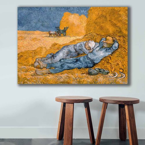 70100VANGOGH062 Multicolor Decorative Canvas Painting slika 1