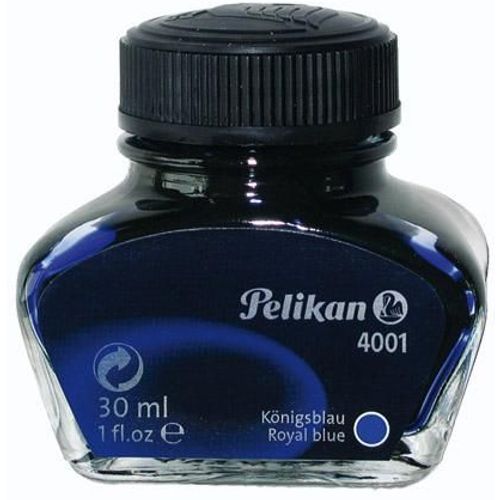 Tinta za nalivpero Pelikan, 4001, 30 ml, plava slika 2