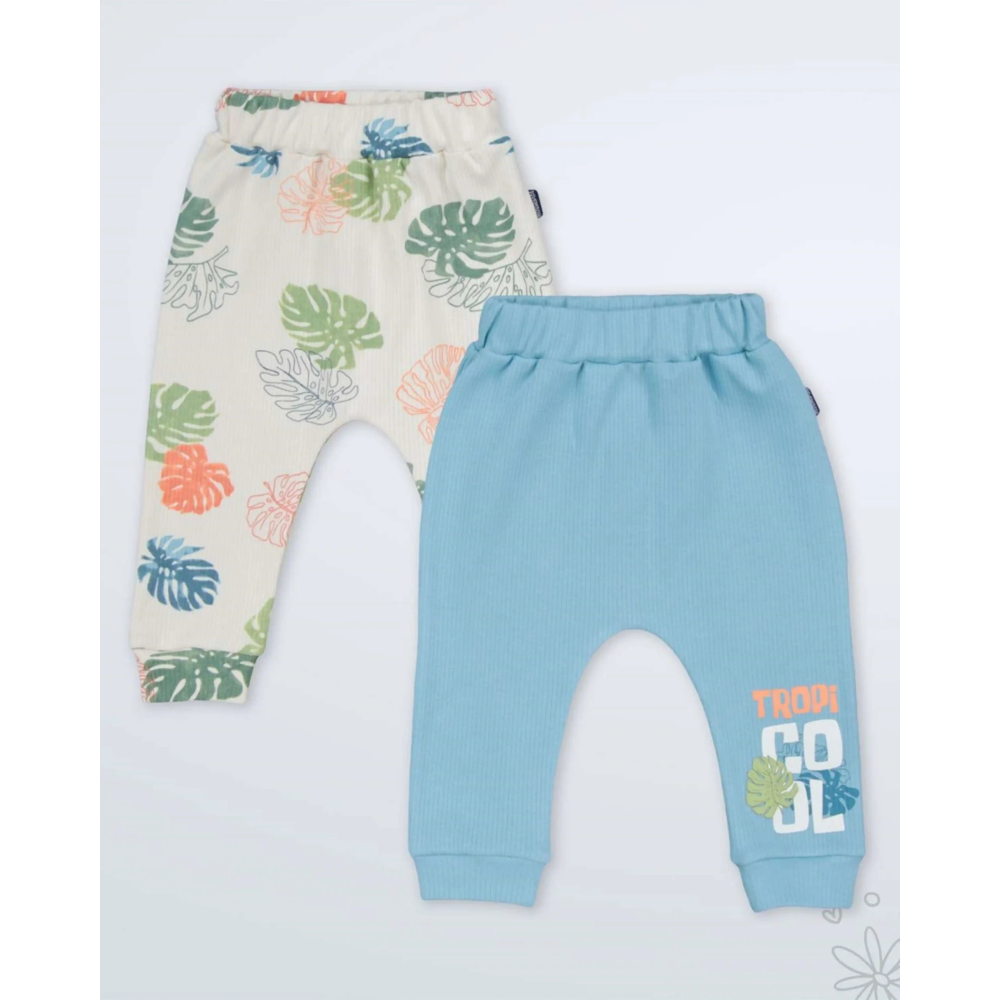 Miniworld Donji dio trenerke za bebe Tropi Cool 1, 2kom slika 1