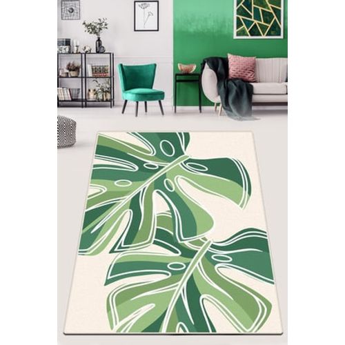 Conceptum Hypnose  Bamboo Folium  ÅžÃ¶nil Cotton  Multicolor Hall Carpet (80 x 150) slika 1