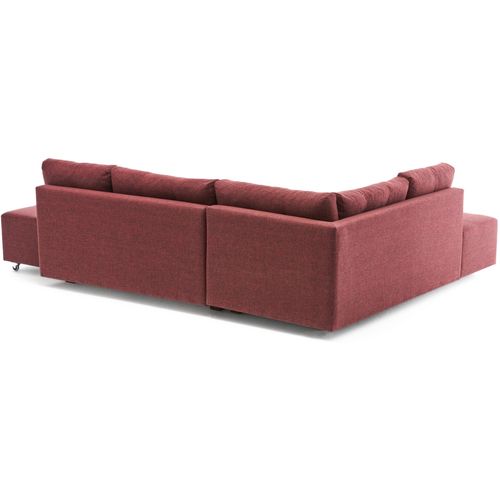 Atelier Del Sofa Manama Corner Sofa Bed Left - Claret Red Claret Red Corner Sofa-Bed slika 6